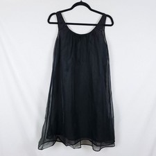 Vintage Boudoir Coquette Nightgown Womens S Black Romantic Dark Feminine Fairy