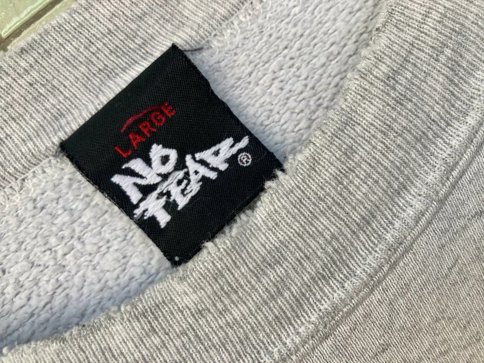 No Fear Crewneck Sweatshirt / Skater felpa Made In Usa Streetwear VTG - Imagen 4 de 4