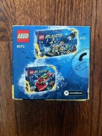 LEGO Atlantis Manta Warrior 8073 Factory Sealed 13 Pieces Light Damaged Box NEW