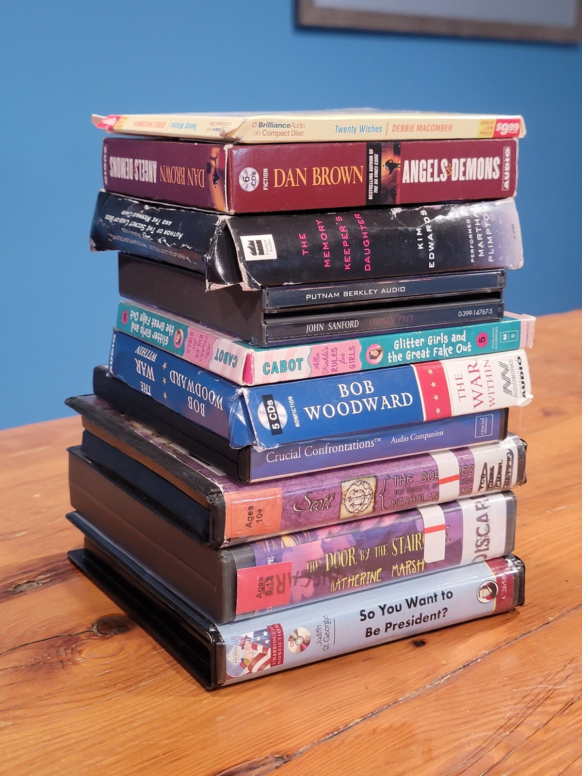 10 Lot of Audiobooks on CD Various Authors - Unabridged & Abridged Versions