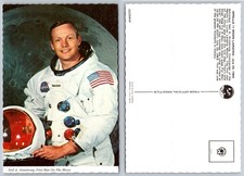 Neil Armstrong Apollo 11 Moon Landing Astronaut NASA Space Postcard 1969