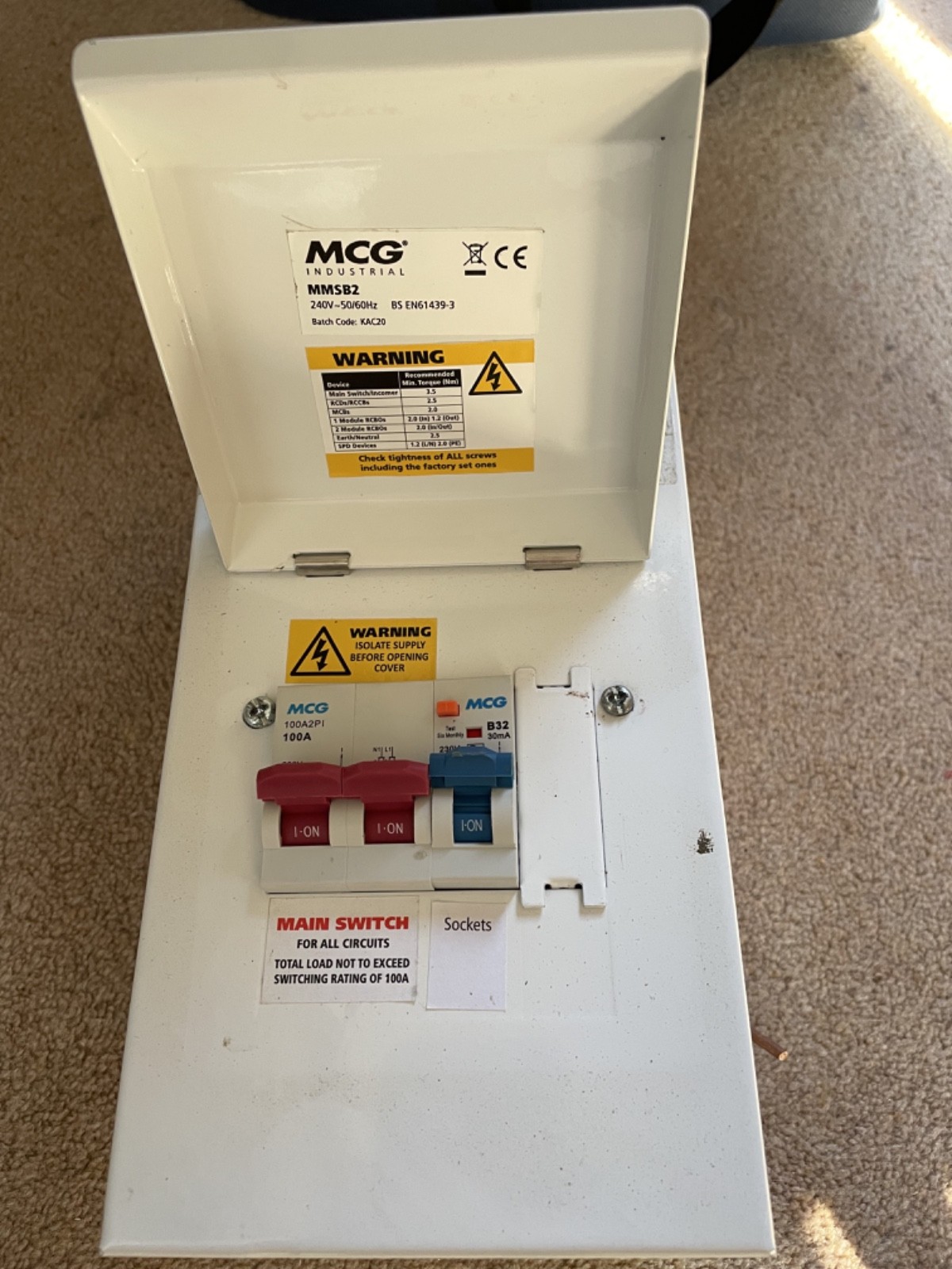 MGC Consumer unit mini