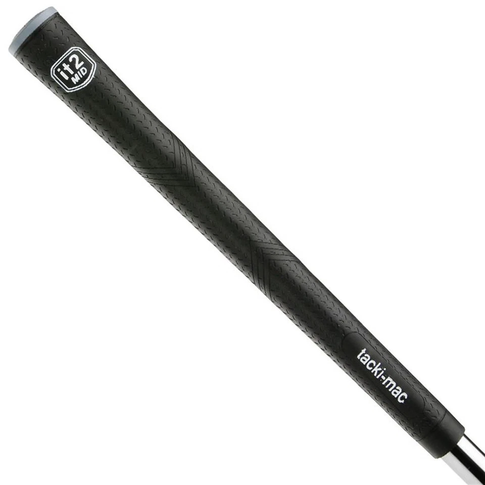 Tacki-Mac Avon Itomic IT2 Black Golf Grips Set Standard/Midsize Core .600 Round - Image 3 of 4