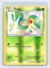 Snivy Common Reverse Holo XY - Fates Collide 5/124 LP
