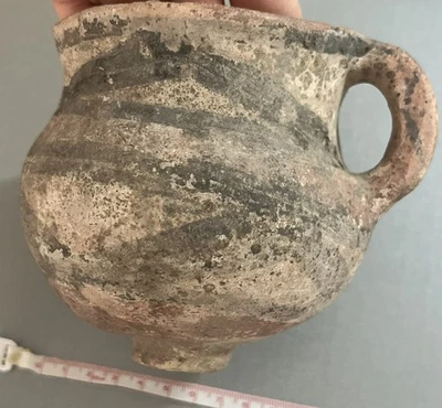 poterie archéologie moyen orient anse jarre pot vase terre cuite Grèce Av Jc - Photo 1/4