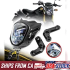 For Honda Grom MSX125 TDM Projector Headlight unit Head light with Blue Ring msx