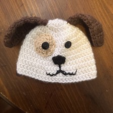 Baby Handmade Dog Knitted Hat Cap New