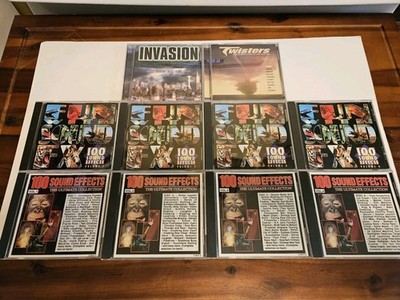10 Sound Effects CDs Lot