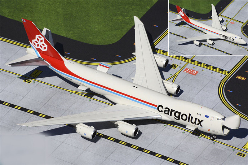 GeminiJets Cargolux for Boeing B747-8F LX-VCA open nose 1
