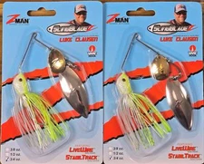 (Ct of 2) Z-Man Sling Bladez Colorado Willow Spinnerbait 3/4oz  5/0 VMC Hook