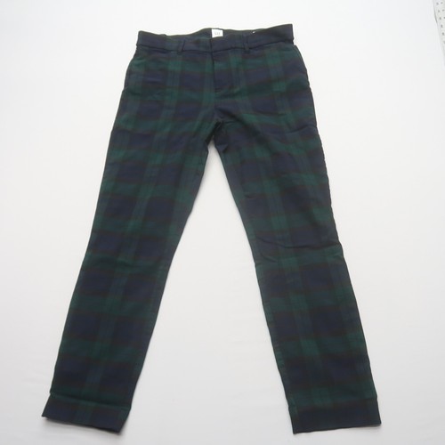 Gap Signature Skinny Ankle Damenhose 10 grün kariert Academia adrett