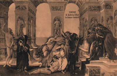 CPA ITALIEN - FLORENZ - R. Uffizien - Botticelli - La Calunnia