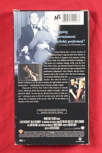Dial M For Murder (VHS, 1999) Alfred Hitchcock - Picture 2 of 3
