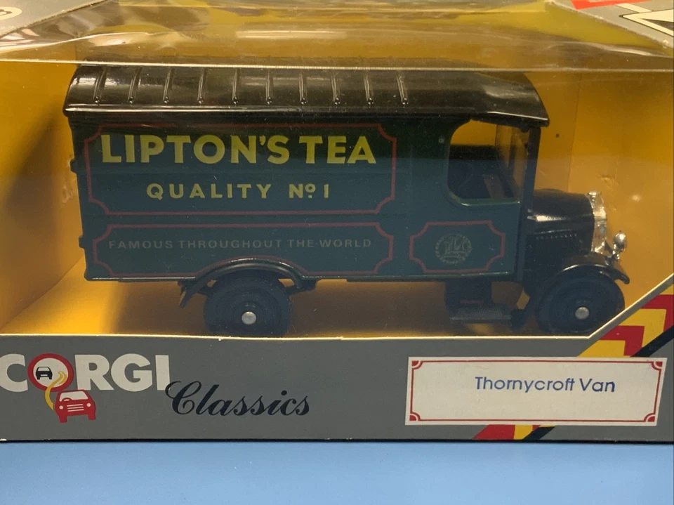 CORGI CLASSIC THORNYCROFT VAN #914 LIPTON’S TEA NEW - Image 3 of 4