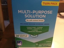 Rite-Aid Multi-Purpose Soft Contact Lens Solution,12 fl oz (2-Pack, 24 oz Total)