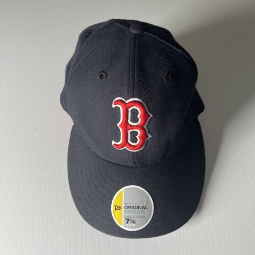 Chapeau ajusté New Era 59fifty Boston Red Sox taille 7 1/8. - Photo 1/4