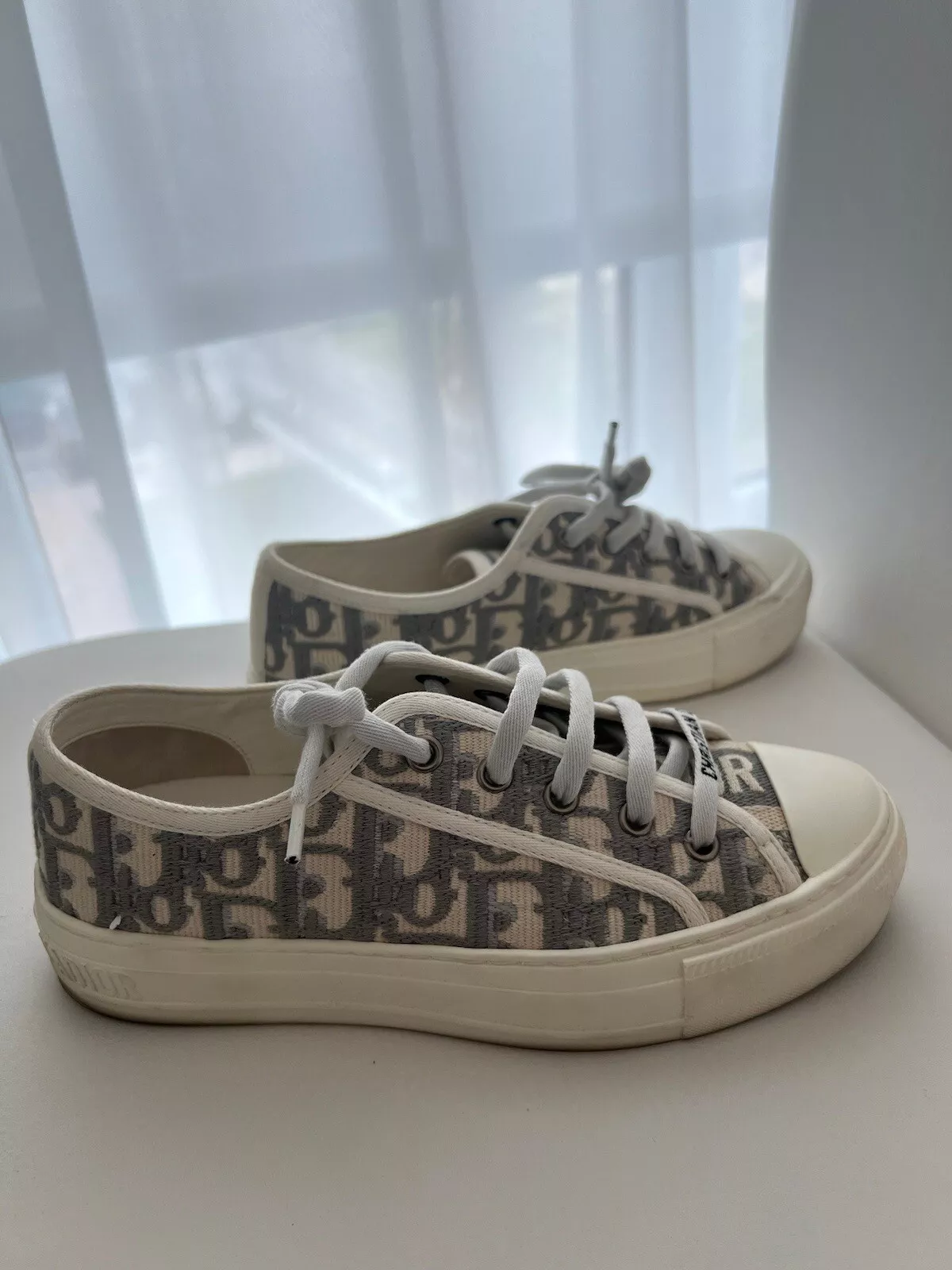 Taille 35,5   Dior Walk'N'Dior Dior Oblique   Gris foncé W