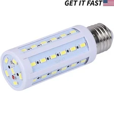 60 Watt Equivalent LED Bulb 42-Chip Corn Light E26 850lm 8W Cool Daylight 6000K