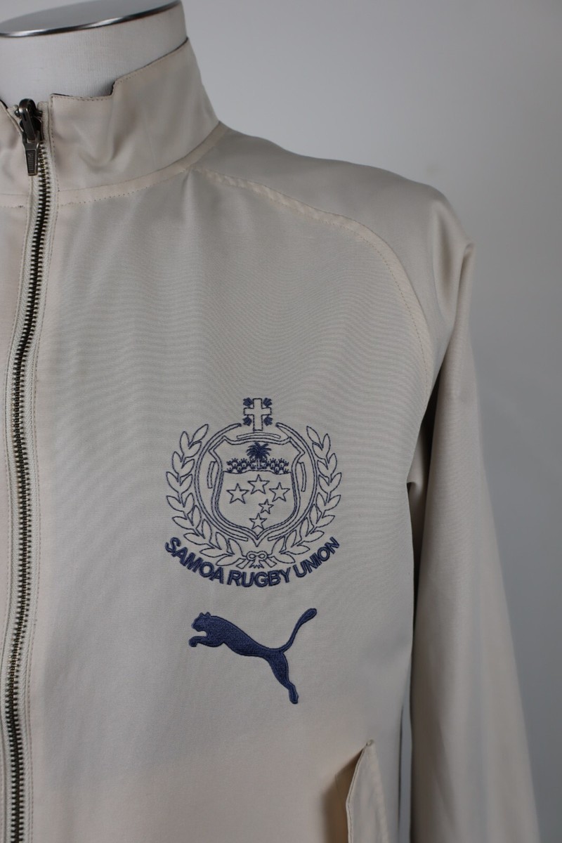 Puma Samoa Rugby Union コラボ商品ウォームアップジャケット Puma Rugby Samoa Men's Vintage Sport Jacket Double Face Size