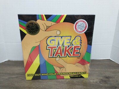 Give And Take Game. Find out who your friends really are. New. Sealed 2001
