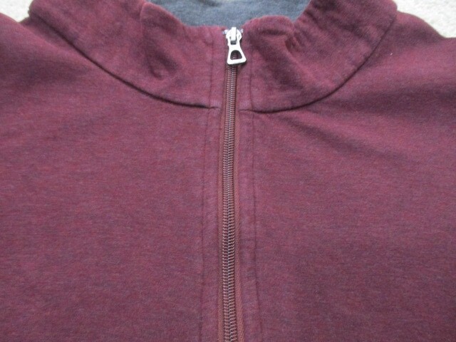 Polo Ralph Lauren 1 4 Zip Maglione Felpa Uomo 4XB Marrone Pullover Pony