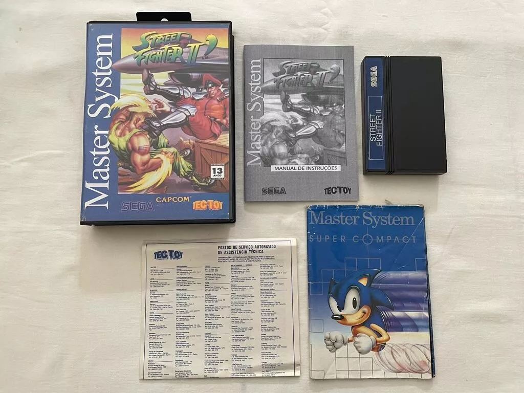 Sega Master System Tectoy : Street Fighter 2 Tectoy exclusive game