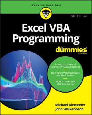 Excel VBA Programming for Dummies by Michael Alexander: Used