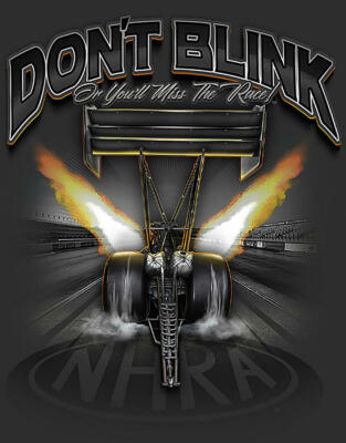 NHRA Drag Racing Don't Blink Garage Shop Man Cave Wall Décor Metal Tin Sign New