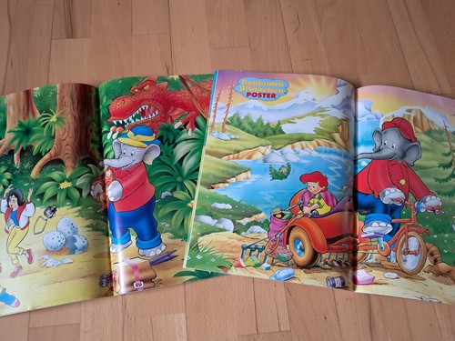 Benjamin Blümchen Nº63 + 64 - Lote 2 cuadernos cómicos con póster bastei - Imagen 2 de 4