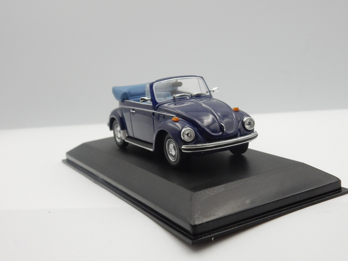 Minichamps Volkswagen 1302 Beetle Cabriolet In Blue Ltd Ed In 1/43