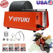 Kids Electric Rock Tumbler Kit 3 LB Complete Gemstone Polisher STEM Science New