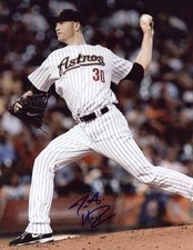 J.A. HAPP HOUSTON ASTROS SIGNED AUTOGRAPHED 8X10 W/COA 