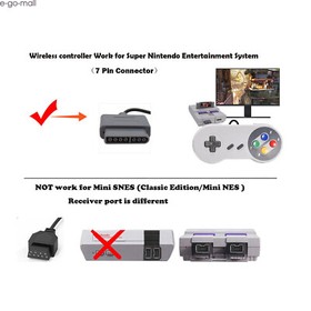2 Pack Retro Wired Controller for  Nintendo Super Entertainment System Super NES