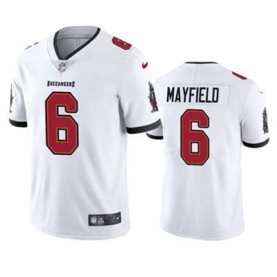 Men's Buccaneers Baker Mayfield Game White Jersey
