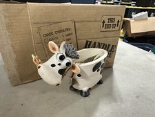 Innovations Good Homes Wanted Flower Planter Cow C36 #1