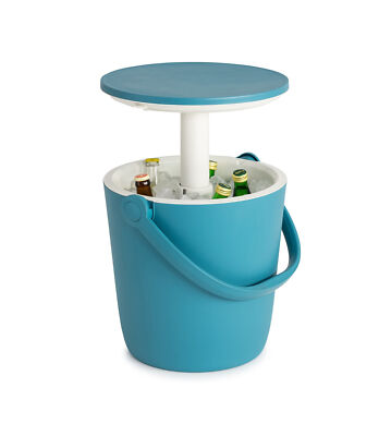 Keter Go Bar Oceanblue, Kühlbox & Bistrotisch Coolbar Eisbox Eis Kühler Tisch