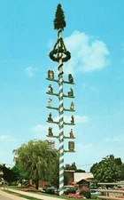 Maypole Frankenmuth Michigan MI vintage postcard chrome view