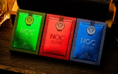 NOC V2 Luxury Collection Playing Cards 3 Decks Set Riffle Shuffle HOPC - SEALED