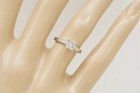14K White Gold 0.60ct Square MOD Brilliant Cut Diamond Solitaire Ring  SI1 / I — photo 9