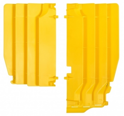 Cache radiateur Polisport jaune flexible et anti-UV pour Suzuki RM-Z 250
