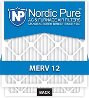 Nordic Pure 20x25x5 Honeywell Replacement Ac Furnace Air Filters Merv 12, Box Of on sale Nordic Pure 20x25x5 Honeywell Replacement Ac Furnace Air Filters Merv 12, Box Of on sale