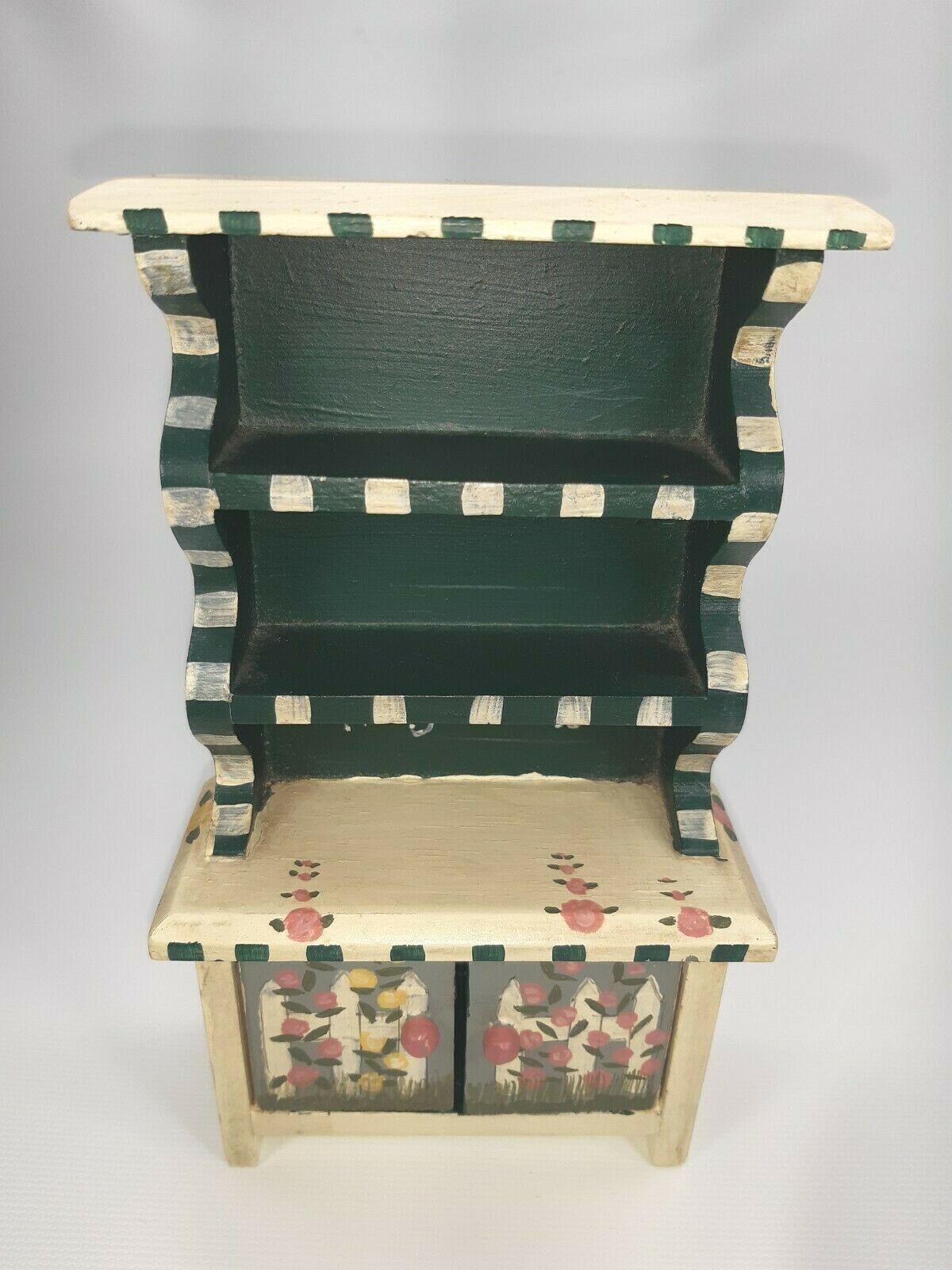 Mills River Sri Lanka Handcrafted Dollhouse China Cupboard Furniture eBay