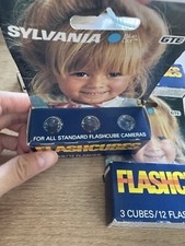 sylvania flash cubes Four 4 Packages