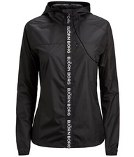 BjÖrn Bjorn Borg Women’s Cameo Wind Jacket In Black - Size 38 - New