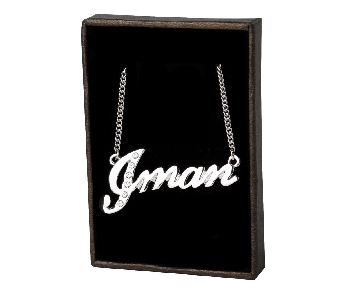 Eman name necklace deals