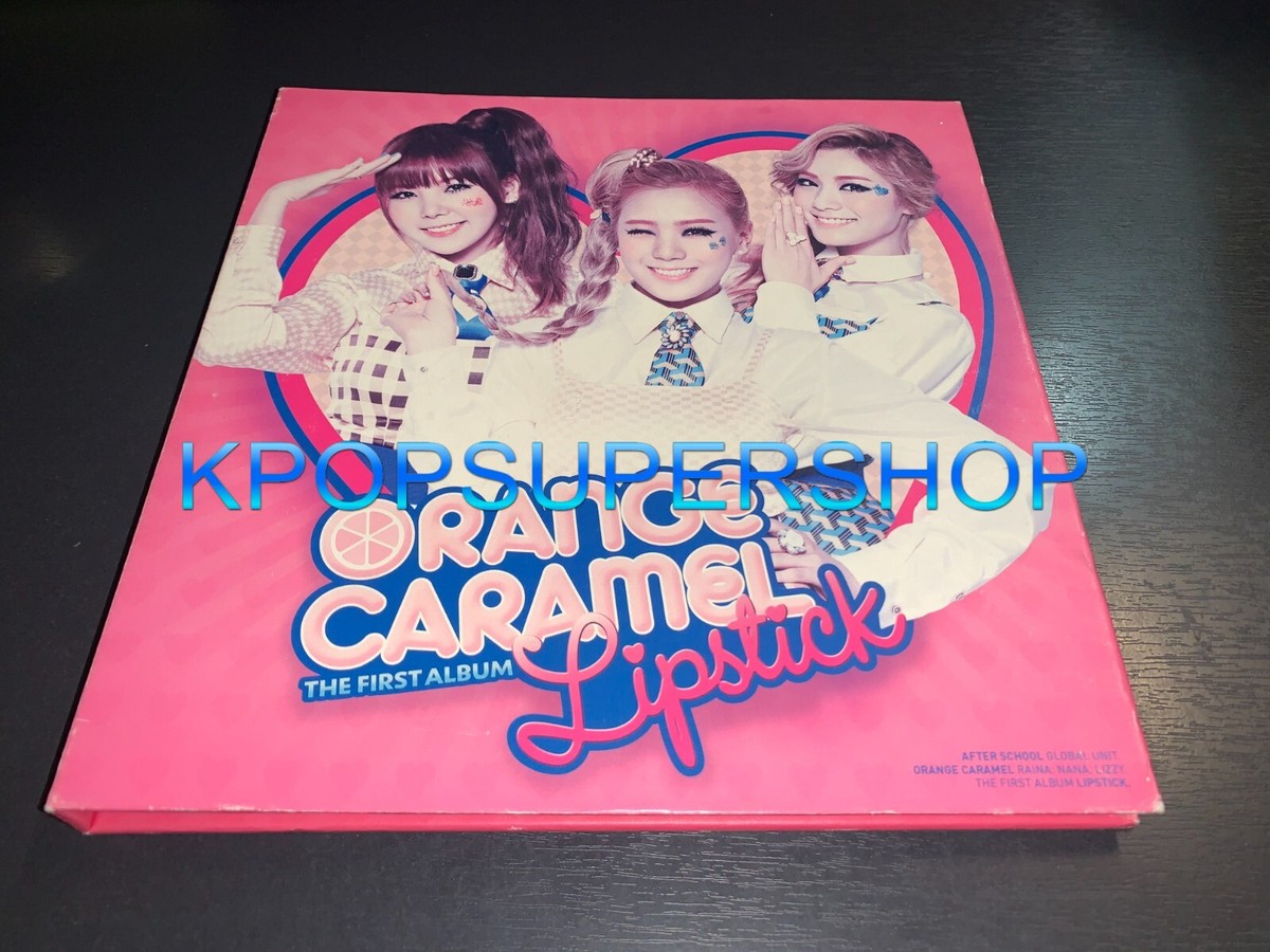 Orange Caramel 1st Album Lipstick CD Photobook Good OOP Rare