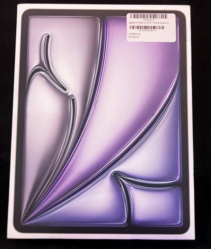 New WiFi Only Apple iPad Air 13 inch M2 512GB Space Gray SEALED MV2J3LL/A