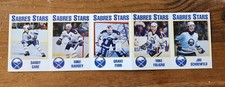 1993-94 Buffalo Sabres NOCO EXPRESS SHOP 5 Cards Uncut FUHR-FOLIGNO-GARE-RAMSEY