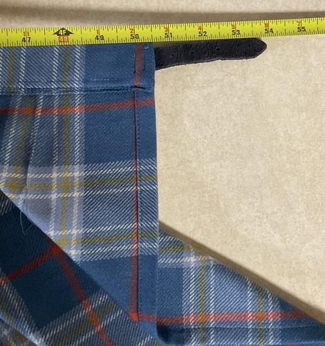 Vintage Pitlochry Scotland 100% Wool Kilt Skirt Blue & Gray Plaid US Size 16 - Picture 11 of 16