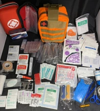 Off Grid  First Aid Kit Surgery Bag Medical Molle Emergency Survival Supplies